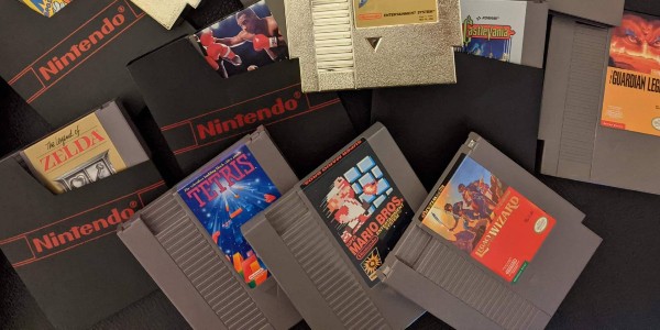 Card image NES game carts